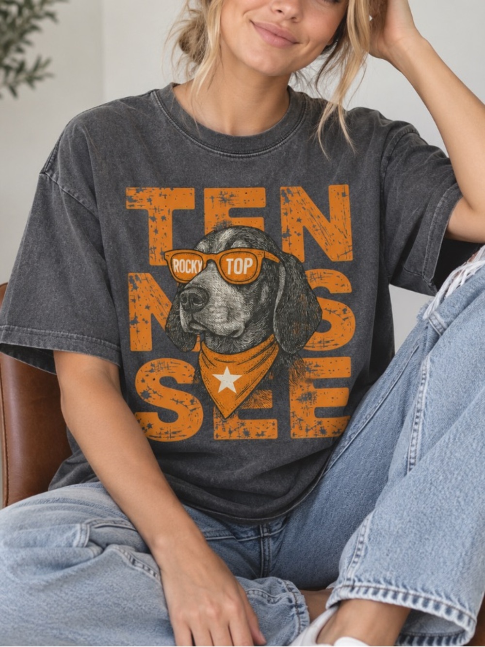 Rocky Top Tennessee Football Shirt University of Tennessee Volunteers T-Shirt - Picture 4 of 7
